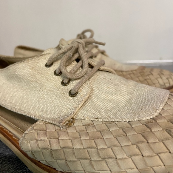 ⚡️SOLD⚡️ Ann Marino Cream Leather Loafers Vintage Flats - Picture 6 of 6